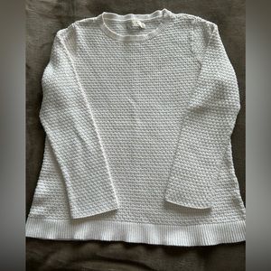 LOFT cream colored large sweater